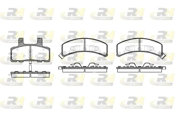 Pastillas de freno 255202 Road House