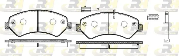 Pastillas de freno 2127512 Road House