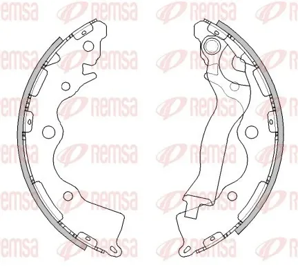 Zapatas de freno 58350A7A00 Hyundai/Kia
