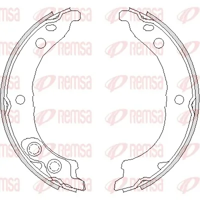 Juego de zapatas de frenos, freno de estacionamiento Fiat Ducato 2 230L