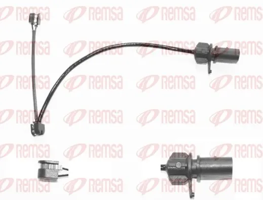 Sensor de desgaste de pastillas de freno delantero izquierdo 001122 Remsa