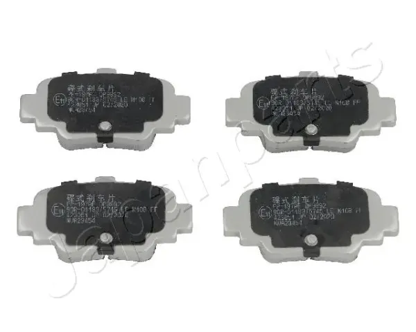 Pastillas de freno traseras PP197AF Japan Parts