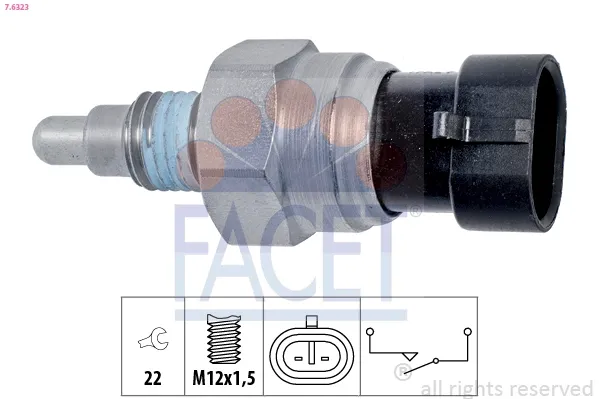 Sensor de marcha atrás 76323 Facet