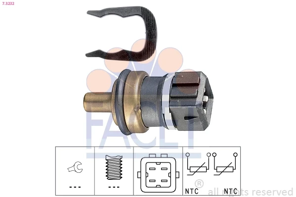 Sensor de temperatura del refrigerante 058919501A VAG