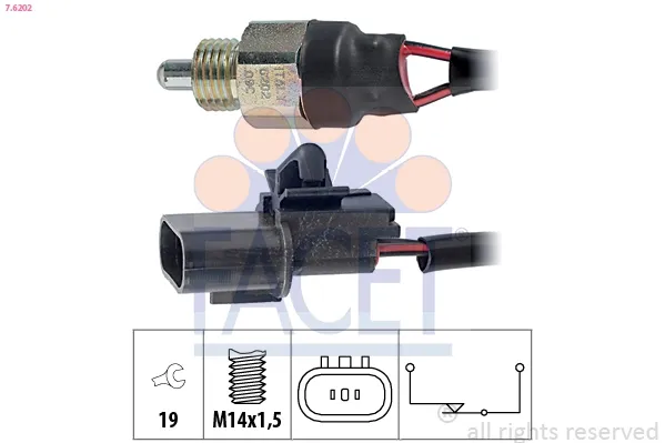 Sensor de marcha atrás Mitsubishi Pajero III
