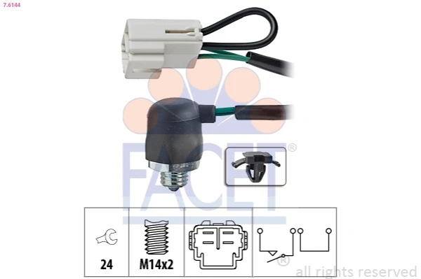 Interruptor, piloto de marcha atrás Mazda 626 4 (GE)
