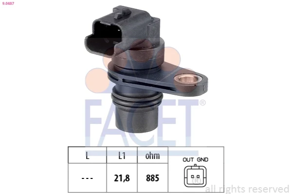 Sensor de velocidad Peugeot 208 (CA, CC)