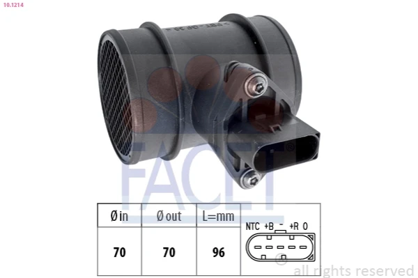 Sensor De Flujo De Aire/Medidor De Flujo (Flujo de Aire Masibo) Audi A2 (8Z0)