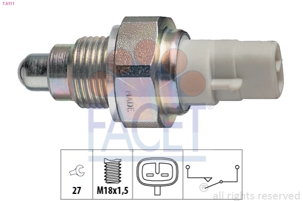 Interruptor, piloto de marcha atrás Toyota Starlet 3 (P8)