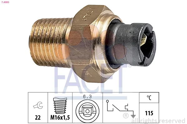 Sensor de temperatura 74000 Facet