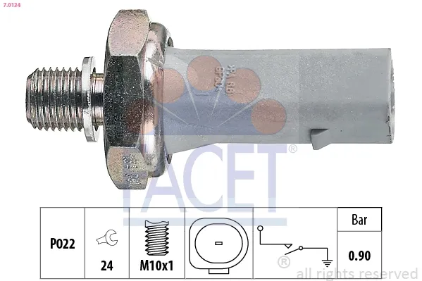 Sensor de presión de aceite 70134 Facet
