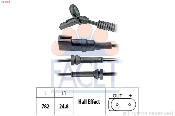 210024 Facet sensor abs delantero