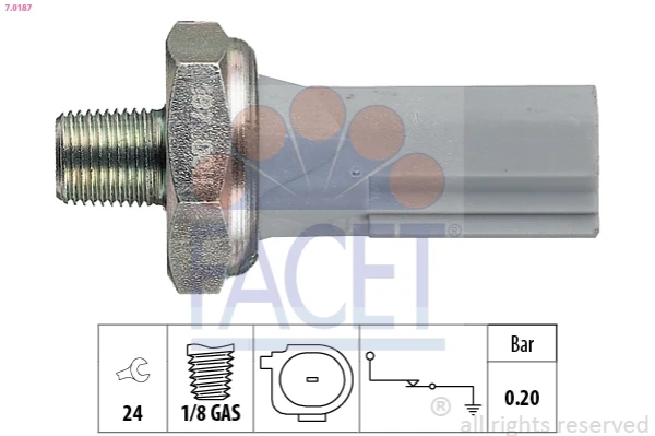 Indicador, presión del aceite Mitsubishi Pajero IV SHORT (V80)