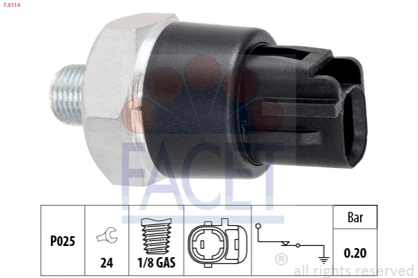 Indicador, presión del aceite Toyota Corolla (E12U)