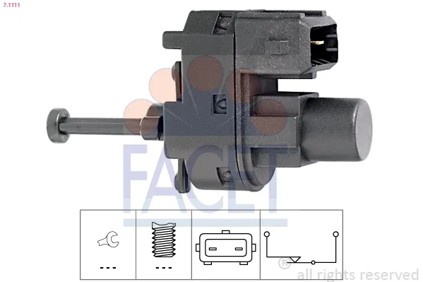 Interruptor de luz de freno 71111 Facet