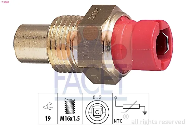 Sensor de temperatura Alfa Romeo Giulietta 116
