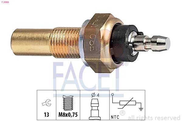 Sensor de temperatura Mazda 323 II 3 dr