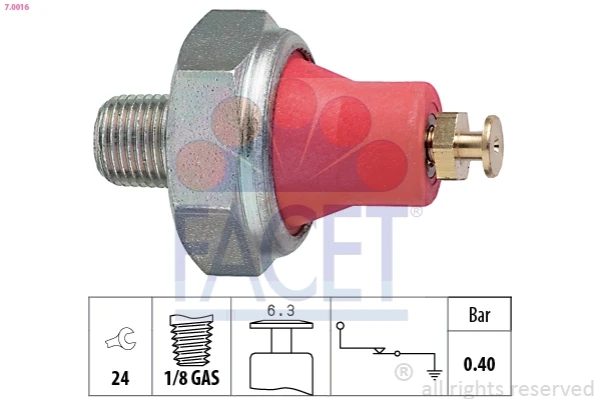 Indicador, presión del aceite Toyota Land Cruiser 80 (J8)