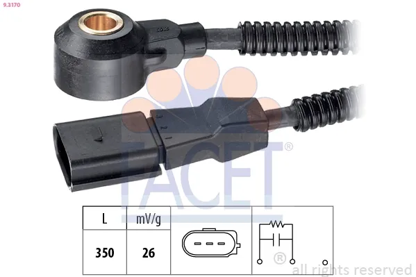 Sensor de detonacion 93170 Facet