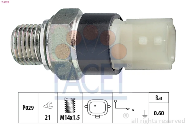 Indicador, presión del aceite Renault Laguna 2 (KG0)