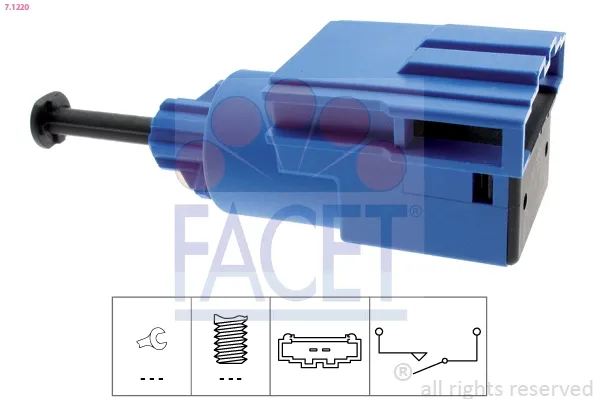 Interruptor de embrague 71220 Facet
