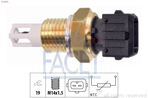 Sensor, temperatura del aire de admisión Fiat Croma 1 (154)