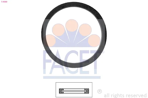 Junta de termostato 79560 Facet