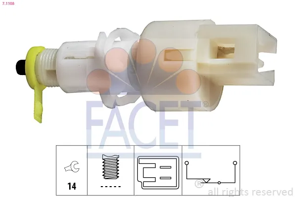 Interruptor de luz de freno 71108 Facet