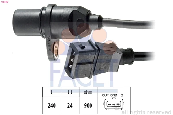 90187 Facet sensor de posición del cigüeñal