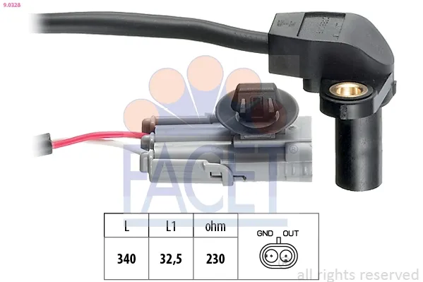 Sensor de cigüeñal 81271 NGK