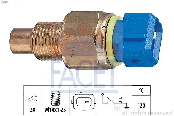 Sensor de temperatura 35290 Perkins