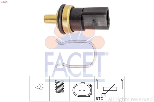 Sensor, temperatura combustible Volkswagen Touareg 2 (7P5, 7P6)