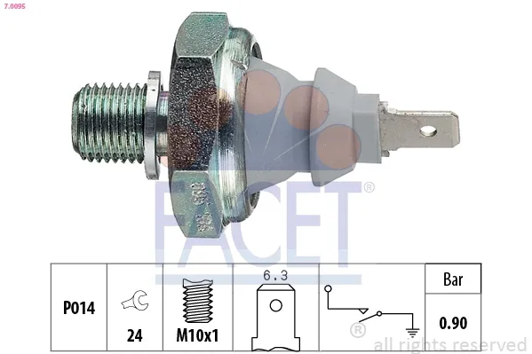 Sensor de presión de aceite 70095 Facet