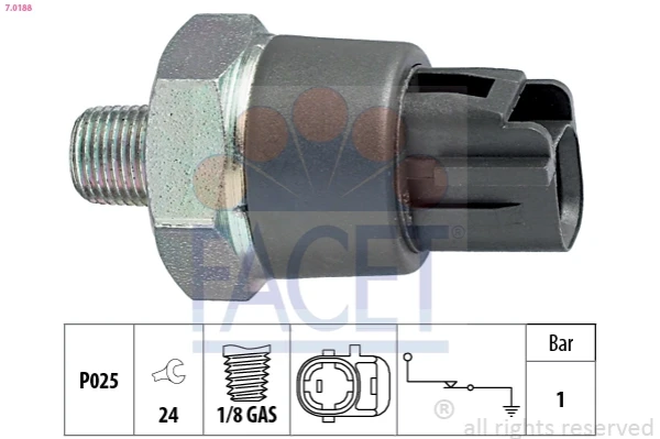 Indicador, presión del aceite Mazda CX-5 (KE)
