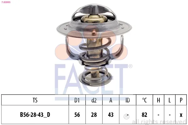 Termostato refrigerante Toyota Corolla 