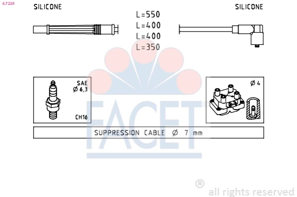 Juego de cables de bujías para Renault Modus JP0
