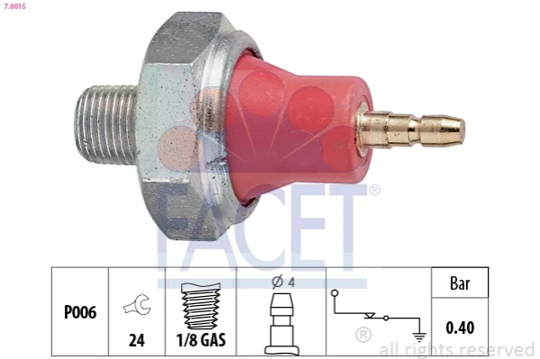 Indicador, presión del aceite Honda Accord 6 (CG)