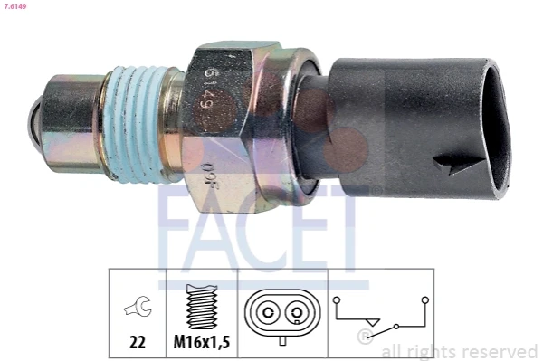 Interruptor, piloto de marcha atrás Ford Transit (V)