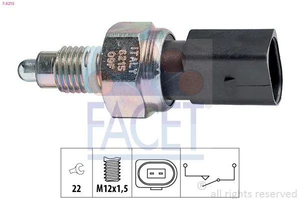 Sensor de marcha atrás 76215 Facet