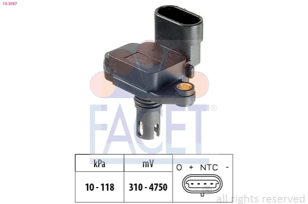 Sensor De Presion Del Colector De Admision Land Rover Freelander 1 (LN)