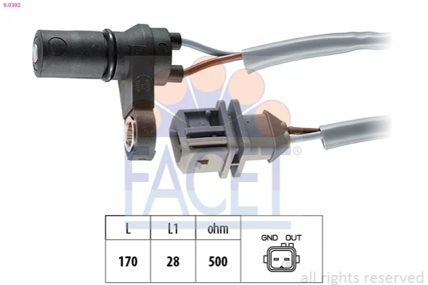 Sensor de velocidad Volvo V70 1 (LV)