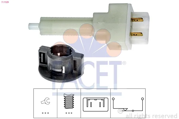 Interruptor de luz de freno 71129 Facet