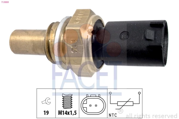 Sensor, temperatura combustible Mercedes Sprinter 3,5-t (906)