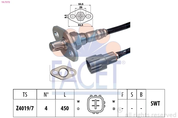 Sonda Lambda Sensor De Oxigeno Para Catalizador Dodge Caravan (NS)