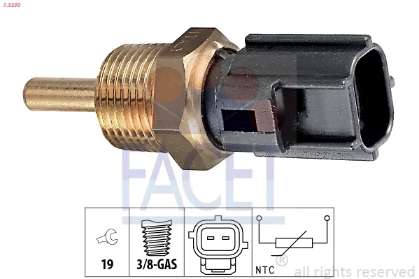 Sensor de temperatura 73230 Facet