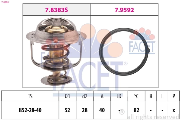 4188498 Ford termostato, refrigerante