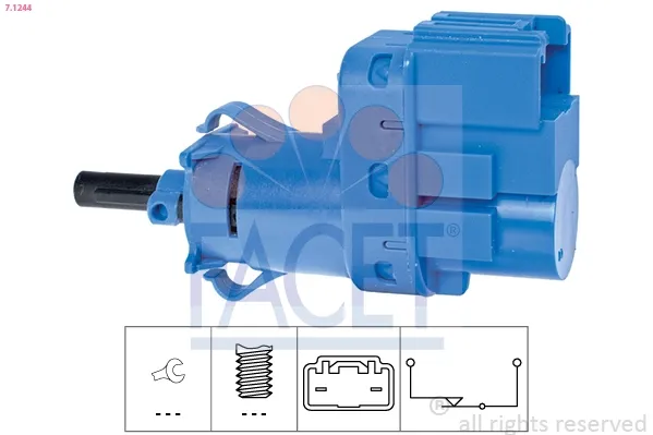 Interruptor de luz de freno 71244 Facet