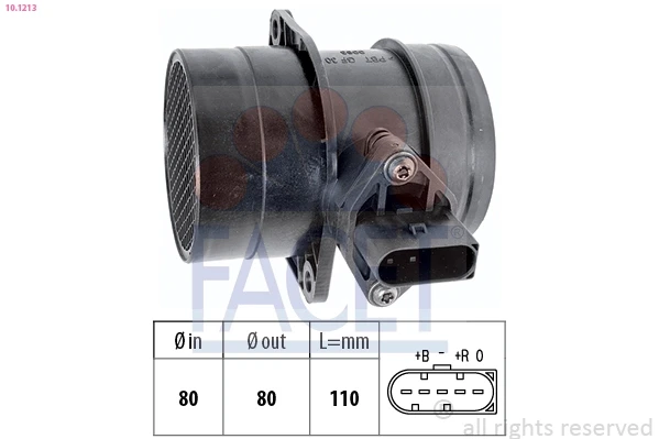 Sensor De Flujo De Aire/Medidor De Flujo (Flujo de Aire Masibo) Seat Alhambra (7V8, 7V9)