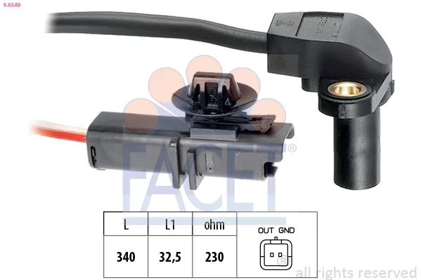 Sensor de cigüeñal 81276 NGK