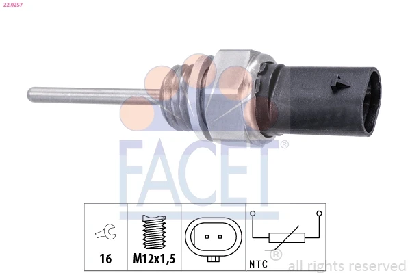 Sensor, temperatura del aire de admisión Audi Q5 (FYB, FYG)